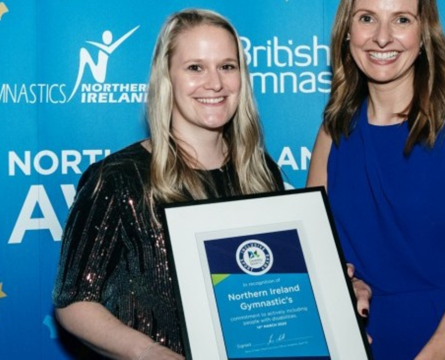 Disability Sport NI British Gymnastics in Northern Ireland Awarded Disability Sport NI