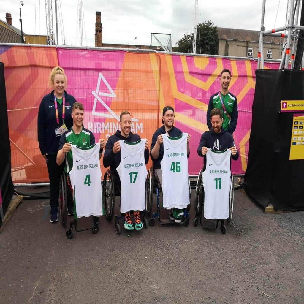 Disability Sport NI Wheelchair Basketball 3x3 Return from Commonwealth