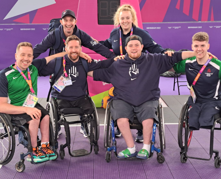 Disability Sport NI Wheelchair Basketball 3x3 Return from Commonwealth