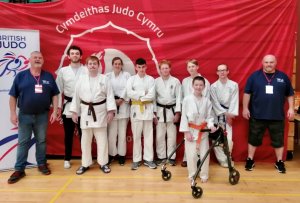 NI Judo Adaptive and VI squad at Welsh Open